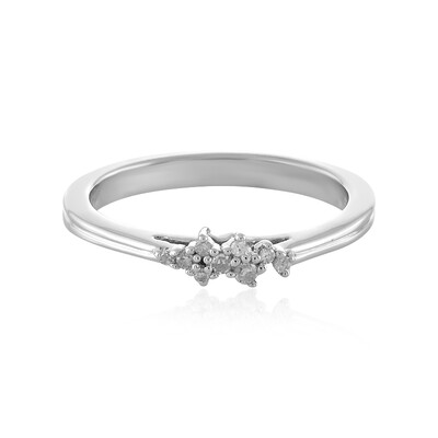 Anello in argento con Diamante I1 (I)