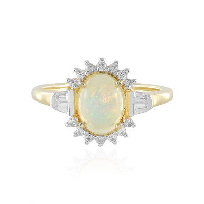 Anello in argento con Opale di Welo
