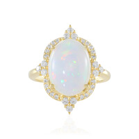 Anello in argento con Opale di Welo (Adela Silber)