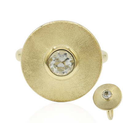 Anello in argento con Ametista Verde (MONOSONO COLLECTION)