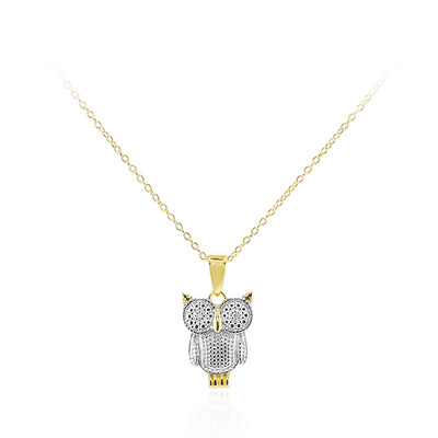 Collana in argento con Diamante I3 (I)