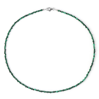Collana in argento con Malachite