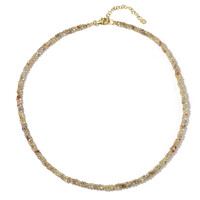 Collana in argento con Zircone Canarino