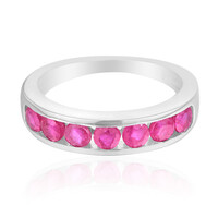 Anello in argento con Rubino