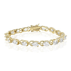 Bracciale in argento con Topazio Bianco