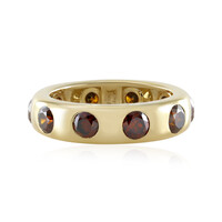 Anello in oro con Diamante Rosso I2 (de Melo)