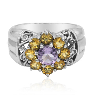 Anello in argento con Ametista