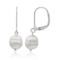 Orecchini in argento con Perla di Acqua Dolce (TPC)