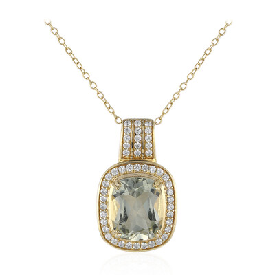 Collana in argento con Ametista Verde
