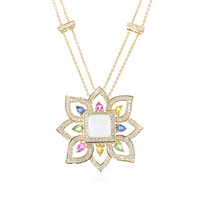 Collana in oro con Opale di Welo AAA (de Melo)