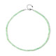 Collana in argento con Crisoprasio
