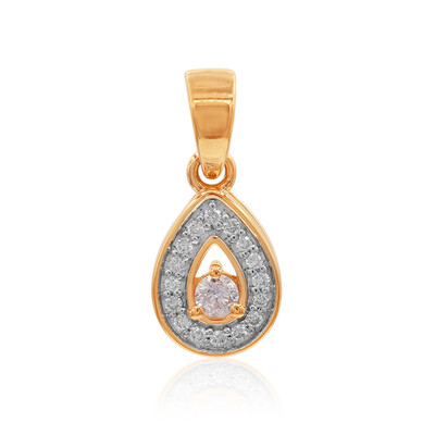 Ciondolo in oro con Diamante Rosa d'Argyle I3 (Mark Tremonti)