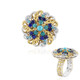 Anello in argento con Turchese Sleeping Beauty (Gems en Vogue)