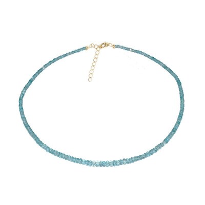 Collana in argento con Indicolite