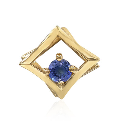 Ciondolo in oro con Benitoite (Amanda Adkins)