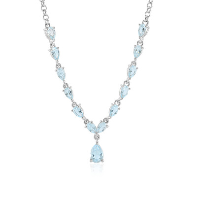 Collana in argento con Topazio Blu Cielo