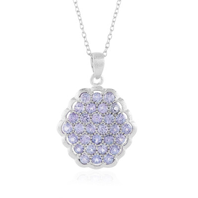 Collana in argento con Tanzanite
