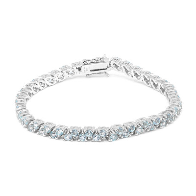 Bracciale in argento con Topazio Blu Cielo
