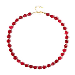 Collana in argento con Quarzo Fucsia