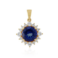 Ciondolo in argento con Topazio Blu Royal
