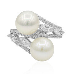 Anello in argento con Perla di Acqua Dolce