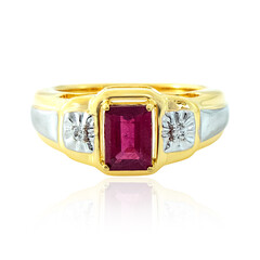 Anello in argento con Rubino del Madagascar