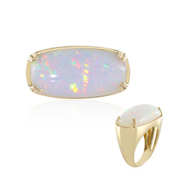 Anello in oro con Opale di Welo AAA (AMAYANI)