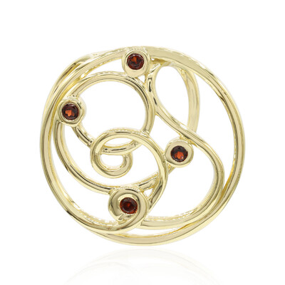 Ciondolo in argento con Granato Mozambico (MONOSONO COLLECTION)