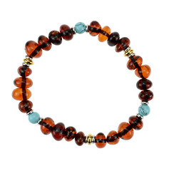 Bracciale in argento con Ambra Baltica