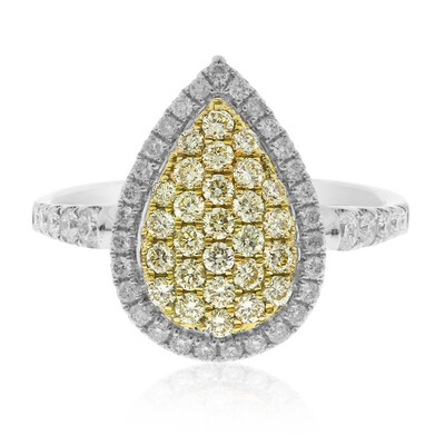 Anello in oro con Diamante Giallo SI2 (CIRARI)