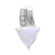 Ciondolo in argento con Agata Lace Blu