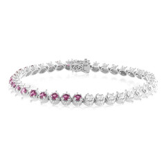 Bracciale in argento con Rodolite (Dallas Prince Designs)