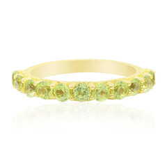 Anello in argento con Peridoto