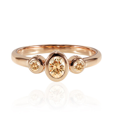 Anello in oro con Diamante Rose de France VS1 di Argyle (Annette)