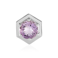Ciondolo in argento con Ametista Rose de France