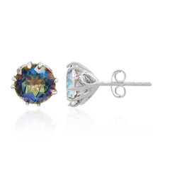 Orecchini in argento con Quarzo Mistico Blu