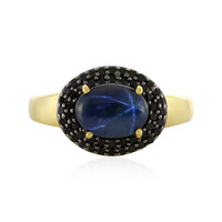Anello in argento con Zaffiro Stellato Blu