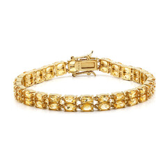 Bracciale in argento con Citrino