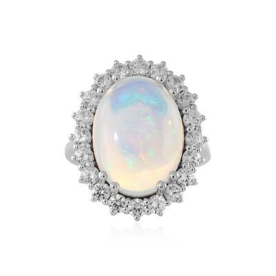 Anello in argento con Opale di Welo