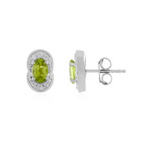 Orecchini in argento con Peridoto