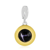 Ciondolo in argento con Diopside Stellato d'India