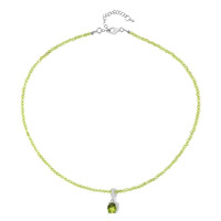 Collana in argento con Peridoto