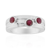 Anello in argento con Rubino della Birmania (Pallanova)