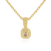 Collana in argento con Diamante Champagne I3