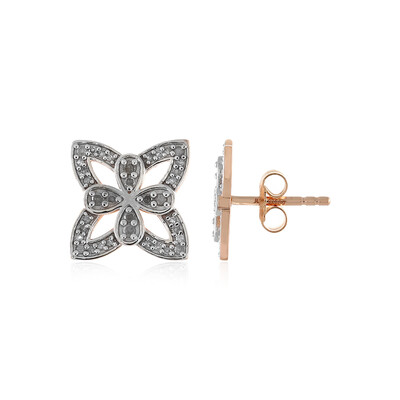 Orecchini in argento con Diamante I3 (I)
