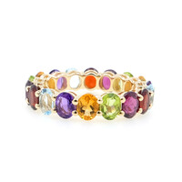 Anello in oro con Ametista Zambiana