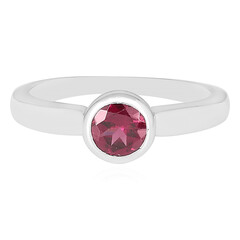 Anello in argento con Rodolite