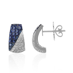 Orecchini in oro con Zaffiro Blu (Estée Collection)