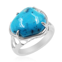 Anello in argento con Turchese Kingman (Anne Bever)