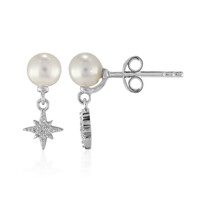 Orecchini in argento con Perla di Acqua Dolce